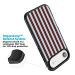 Sunday in Brooklyn | Blue Stripes Case