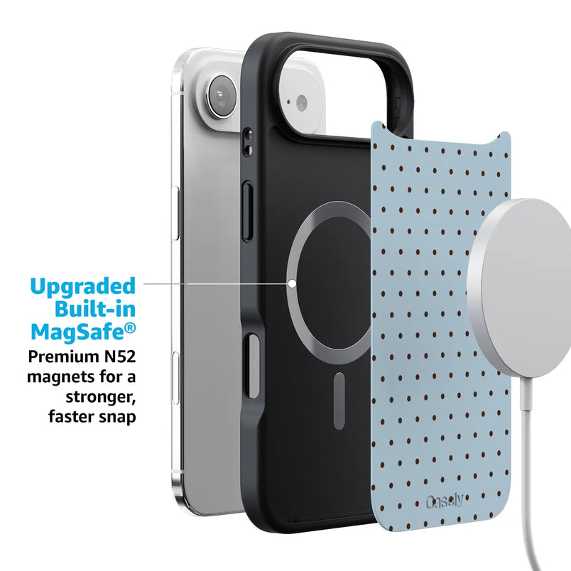 On the Dot | Blue Polka Dot Case