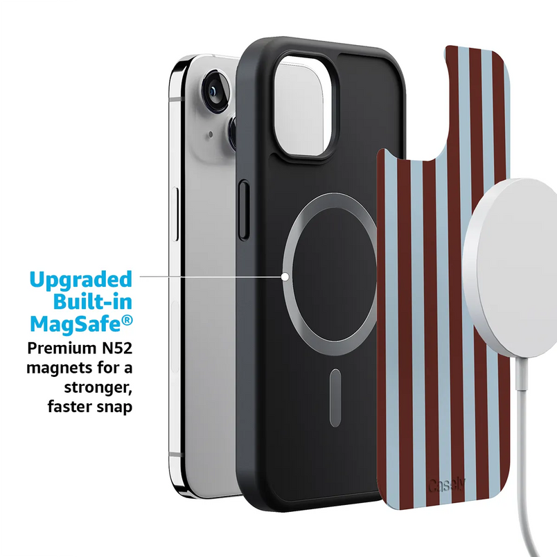 Sunday in Brooklyn | Blue Stripes Case