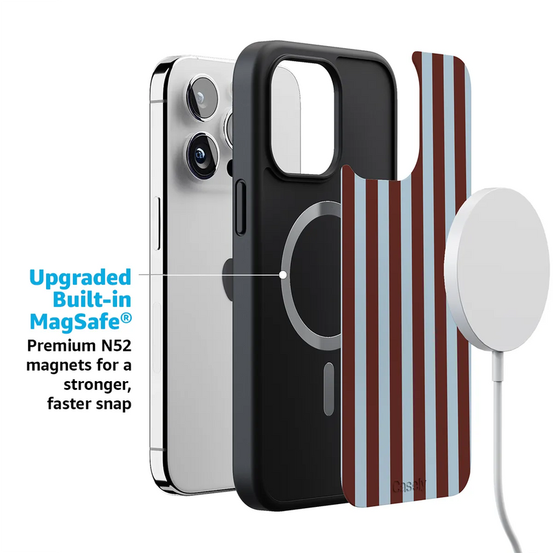 Sunday in Brooklyn | Blue Stripes Case