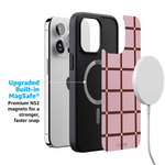 Uptown Gridlock | Pink Checkerboard Case