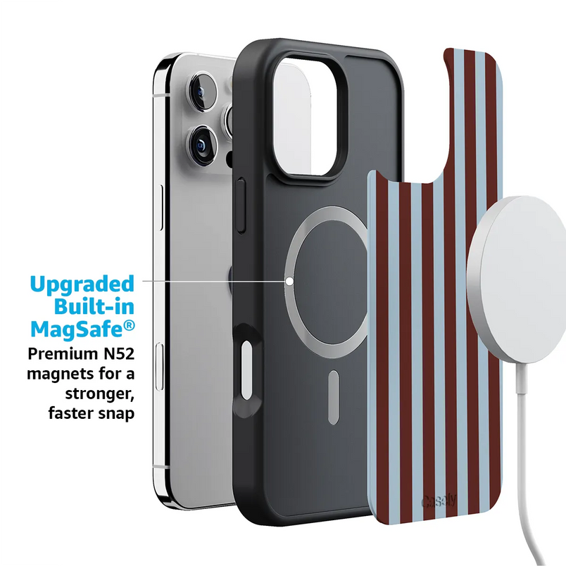 Sunday in Brooklyn | Blue Stripes Case