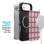 Uptown Gridlock | Pink Checkerboard Case