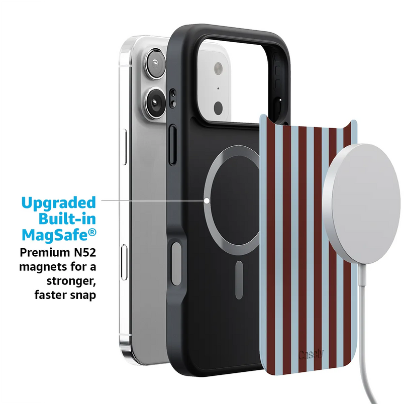 Sunday in Brooklyn | Blue Stripes Case