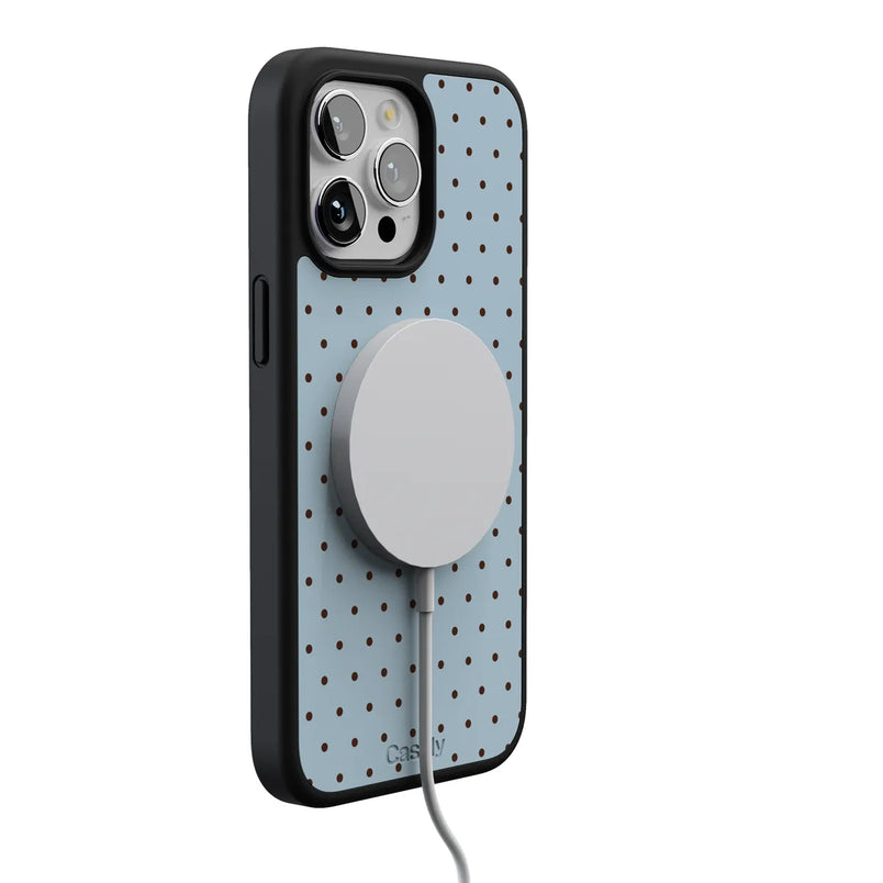 On the Dot | Blue Polka Dot Case
