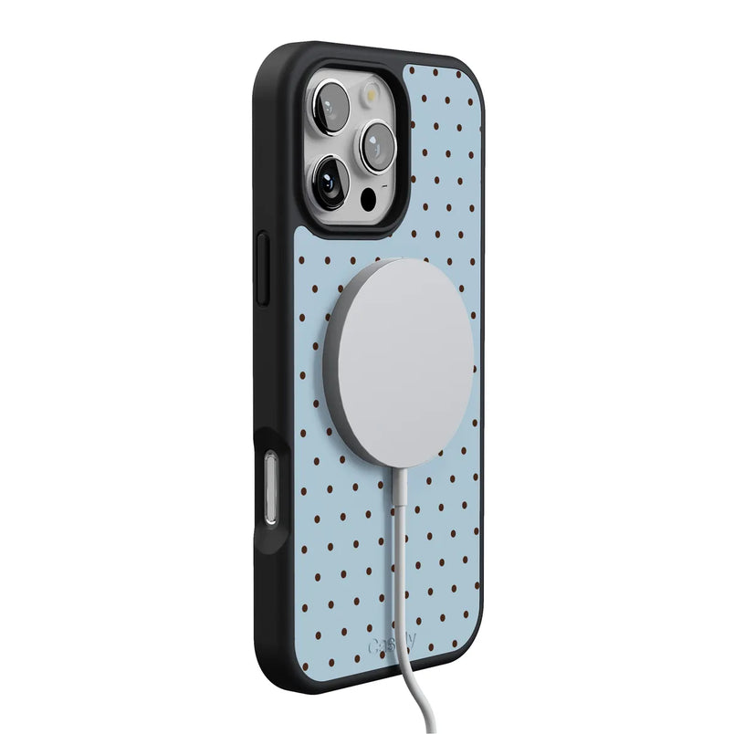 On the Dot | Blue Polka Dot Case