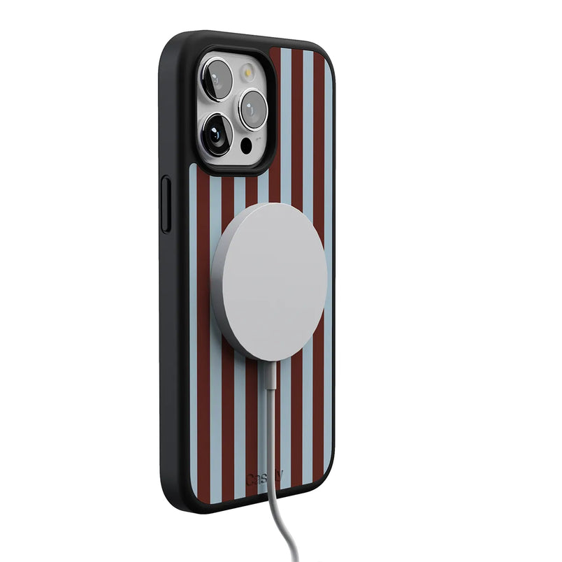 Sunday in Brooklyn | Blue Stripes Case