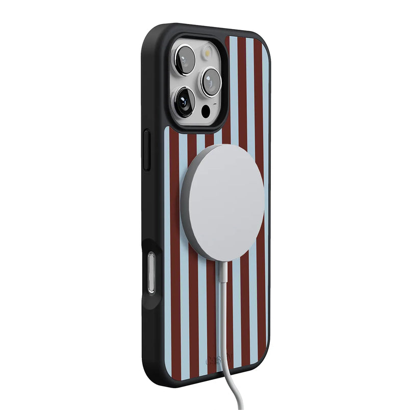 Sunday in Brooklyn | Blue Stripes Case