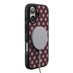 Spotted in SoHo | Burgundy Polka Dot Case