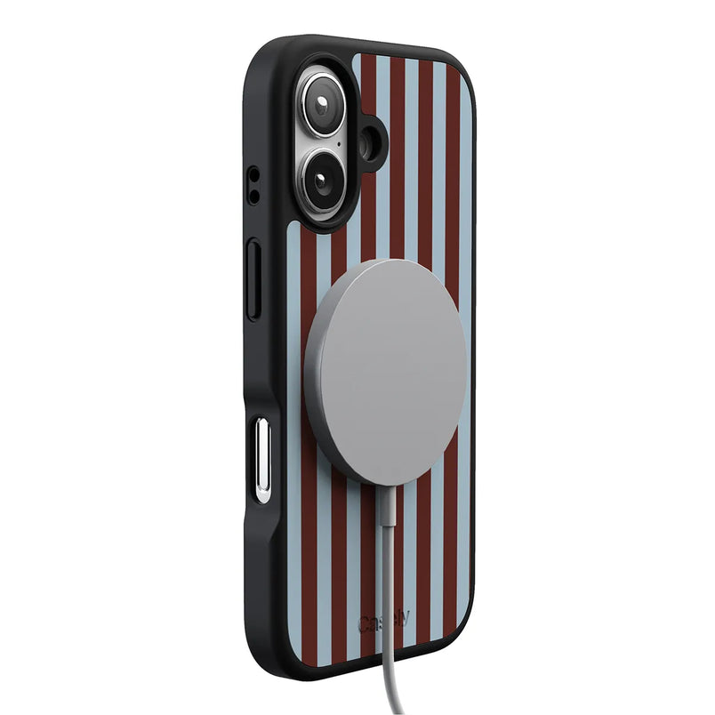 Sunday in Brooklyn | Blue Stripes Case