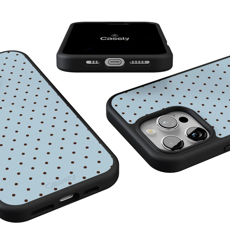 On the Dot | Blue Polka Dot Case