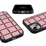 Uptown Gridlock | Pink Checkerboard Case