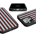 Sunday in Brooklyn | Blue Stripes Case