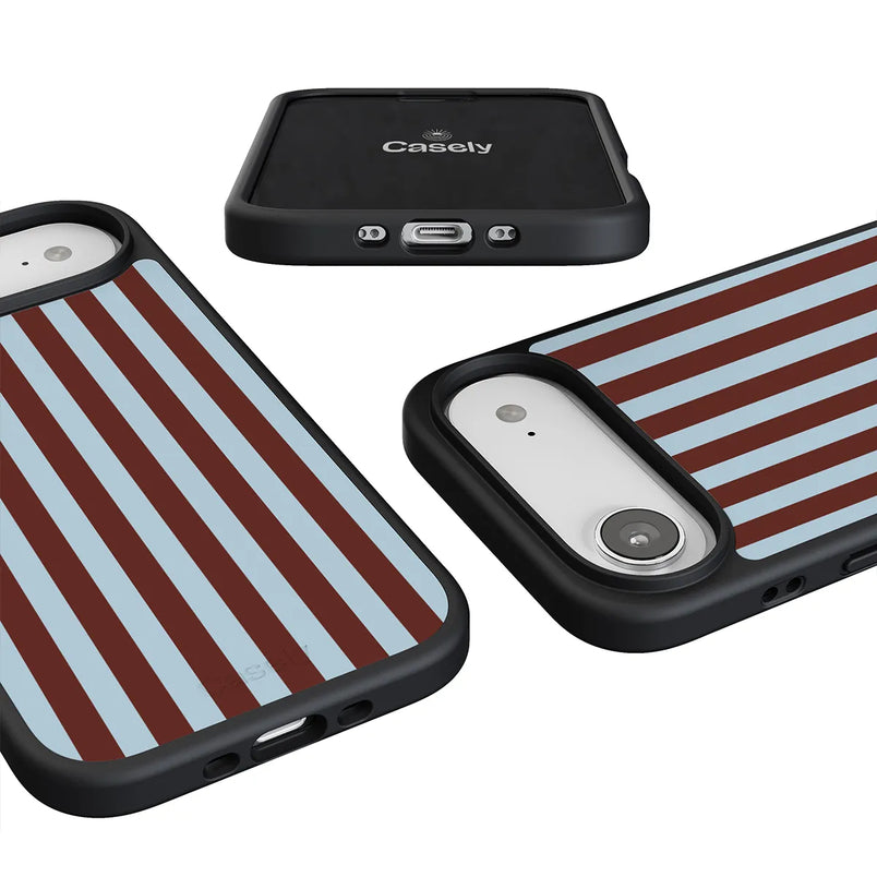 Sunday in Brooklyn | Blue Stripes Case