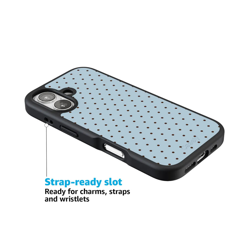 On the Dot | Blue Polka Dot Case