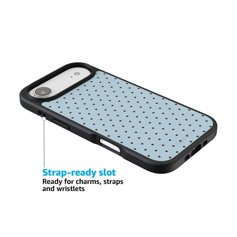On the Dot | Blue Polka Dot Case