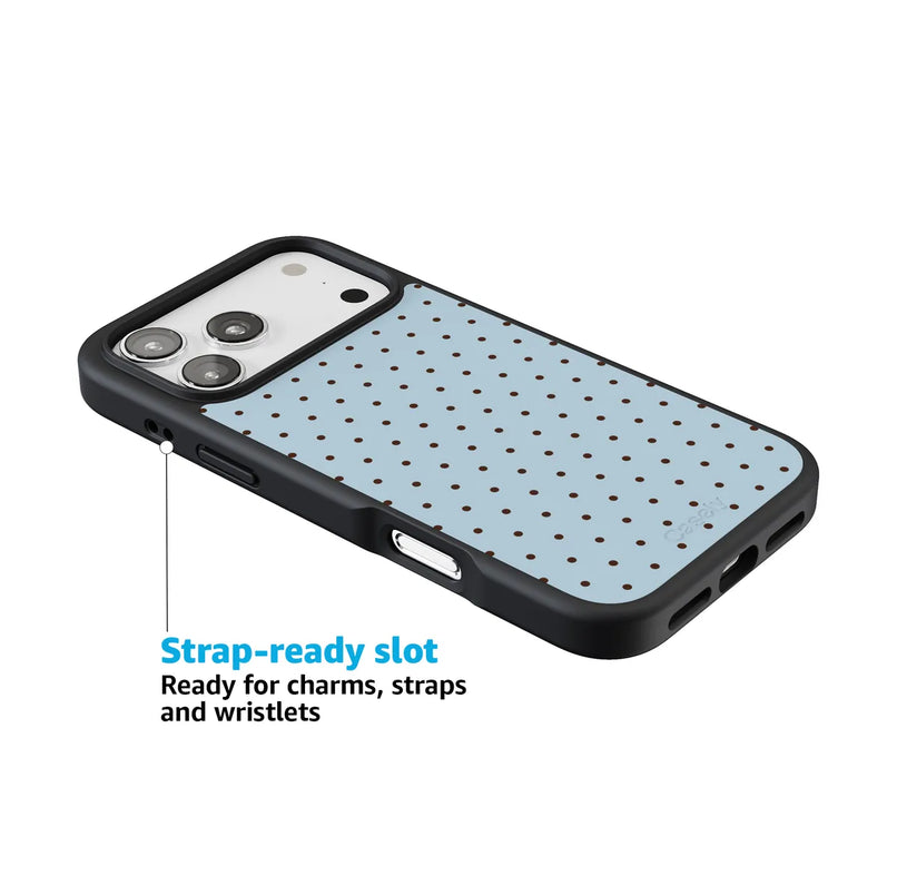 On the Dot | Blue Polka Dot Case