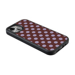 Spotted in SoHo | Burgundy Polka Dot Case