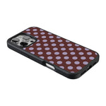 Spotted in SoHo | Burgundy Polka Dot Case