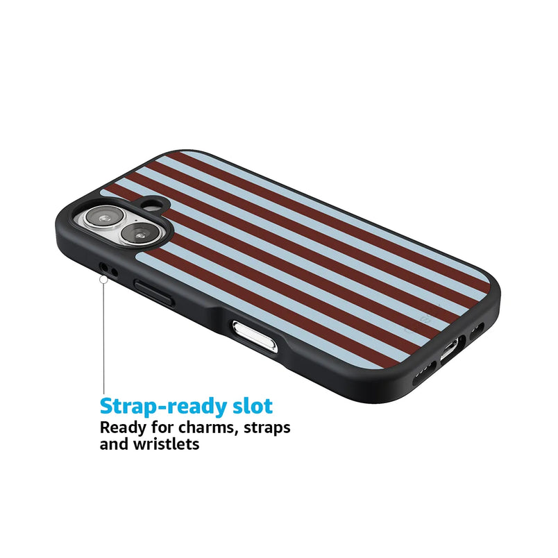 Sunday in Brooklyn | Blue Stripes Case