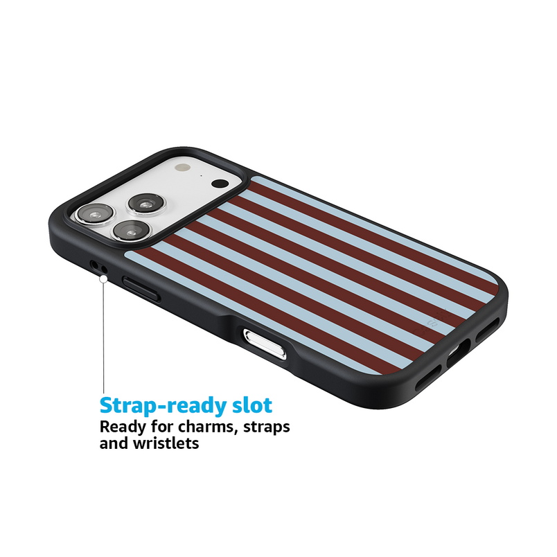 Sunday in Brooklyn | Blue Stripes Case