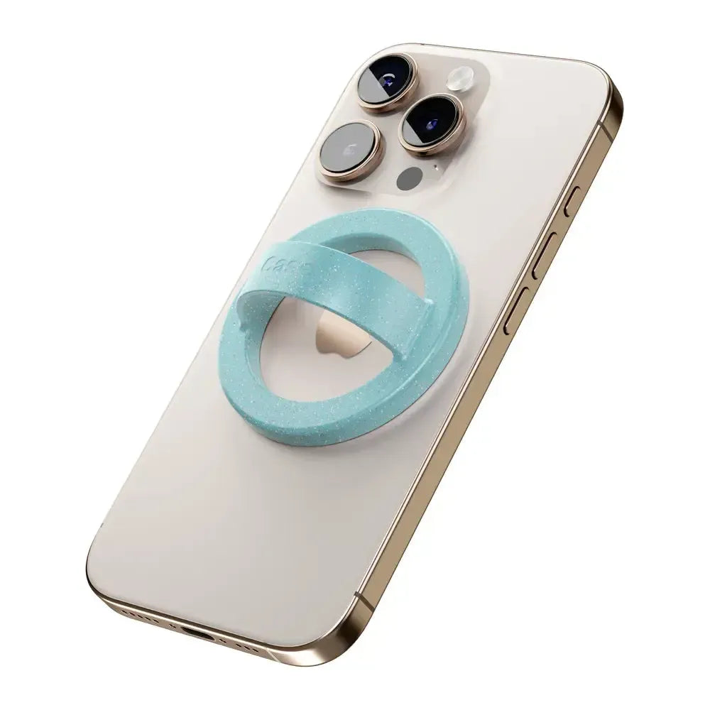 Aquamarine Ocean Blue Shimmer MagRing - Thumbnail 3