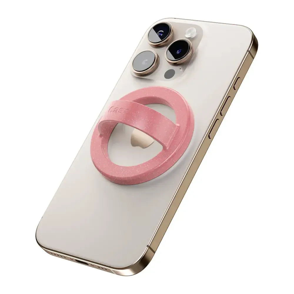 Starfish Wishes Coral Pink Shimmer MagRing+ with Keychain