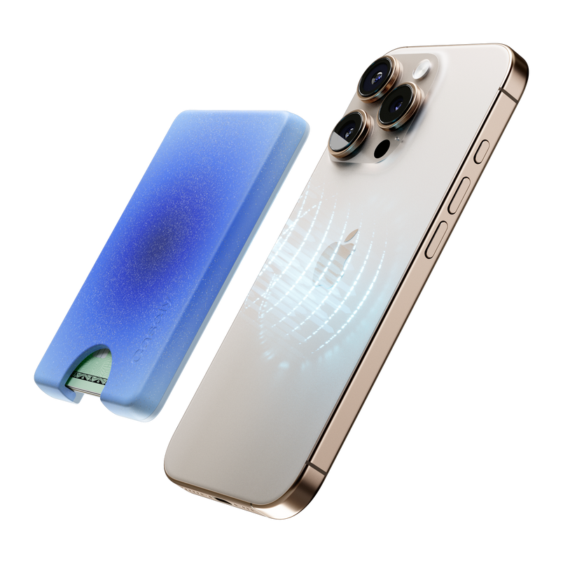 Cobalt Clarity | Blue Aura MagWallet