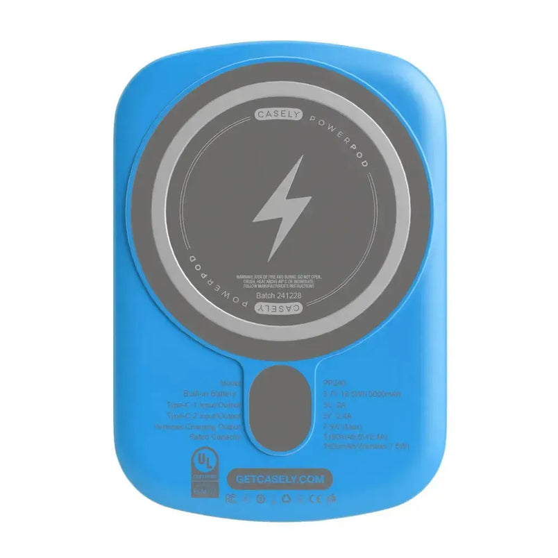 Miami Cabana | Solid Neon Blue Power Pod