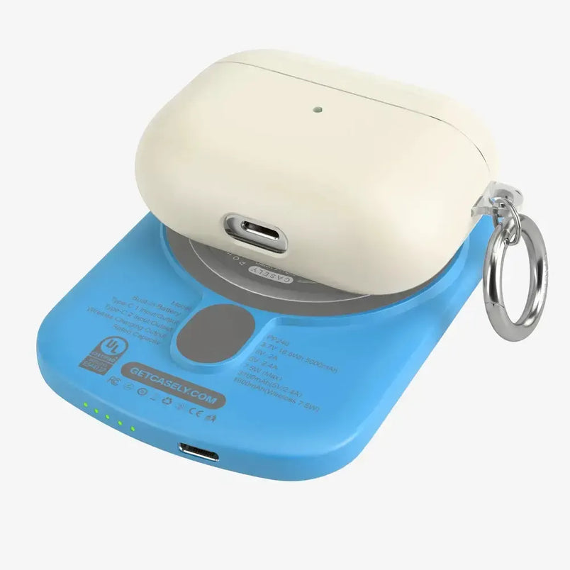 Miami Cabana | Solid Neon Blue Power Pod