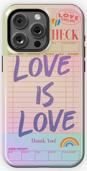 Love is Love | Guest Check Pride Case Phone Case Casetry 