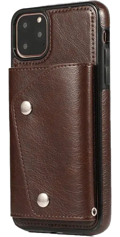 Brown Vegan Leather | Wallet Case iPhone Case get.casely Wallet iPhone 11 Pro 