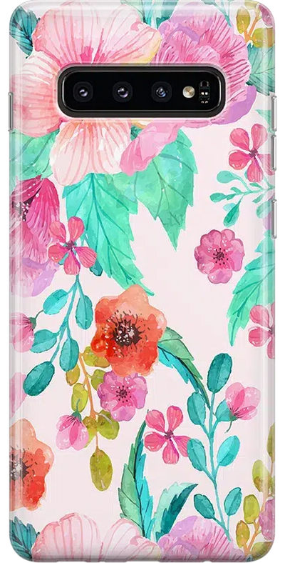Out And About | Light Pink Floral Samsung Case Samsung Case get.casely Classic Galaxy Note 10 Plus 