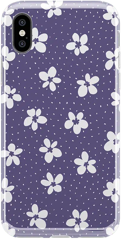 Flower My World | Purple Mauve Floral Case iPhone Case get.casely Classic iPhone XS Max 
