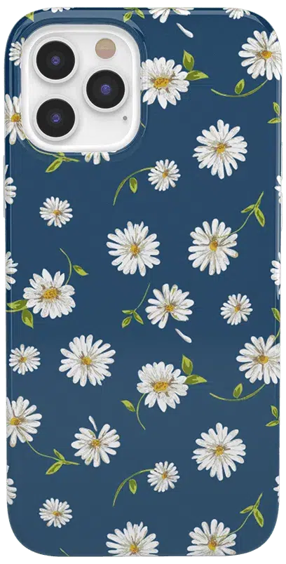 Daisy Daydream | Navy Floral Case iPhone Case get.casely Classic iPhone 12 Pro 