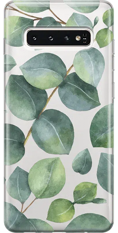Leaf Me Alone | Green Floral Print Samsung Case Samsung Case get.casely Classic Galaxy Note 10 Plus 