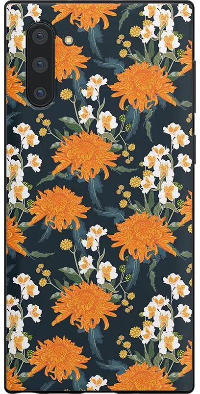 Off Tropic Floral | Exotic Orange Flower Samsung Case Samsung Case get.casely Classic Galaxy Note 10 Plus 