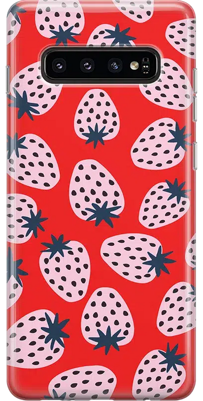 I'd Pick You | Red Strawberry Samsung Case Samsung Case get.casely Classic Galaxy Note 10 