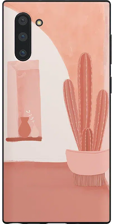 Desert Daze | Peachy Cactus Samsung Case Samsung Case get.casely Classic Galaxy Note 10 Plus 