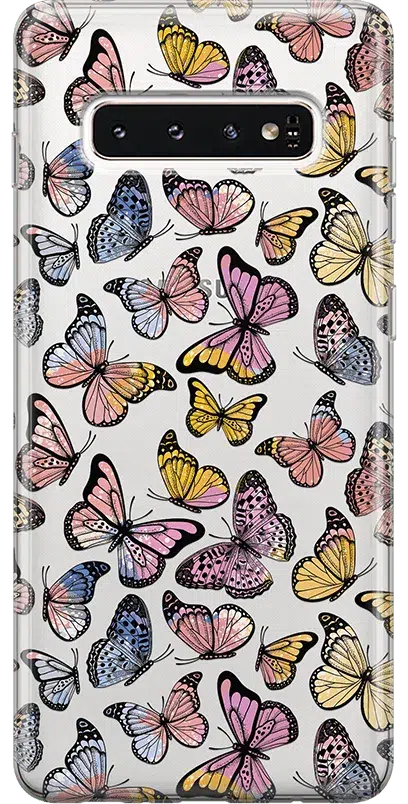 Free Spirit | Rainbow Butterfly Samsung Case Samsung Case get.casely Classic Galaxy S10 Plus 