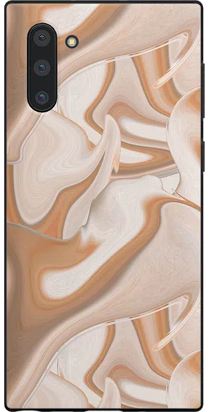 Caramel Delight | Marble Swirl Samsung Case Samsung Case get.casely Classic Galaxy Note 10 Plus 