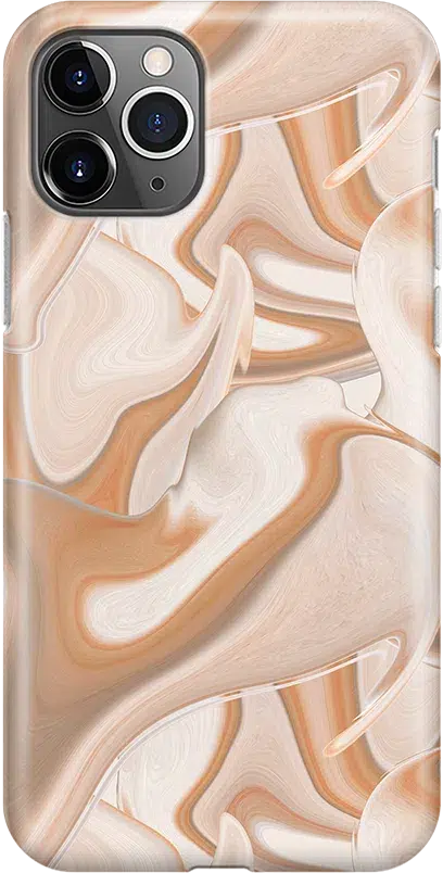 Caramel Delight | Marble Swirl Case iPhone Case get.casely Classic iPhone 12 Pro Max 