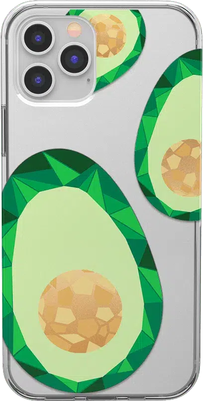 Just Ripe | Avocado Gold Clear Case iPhone Case get.casely 
