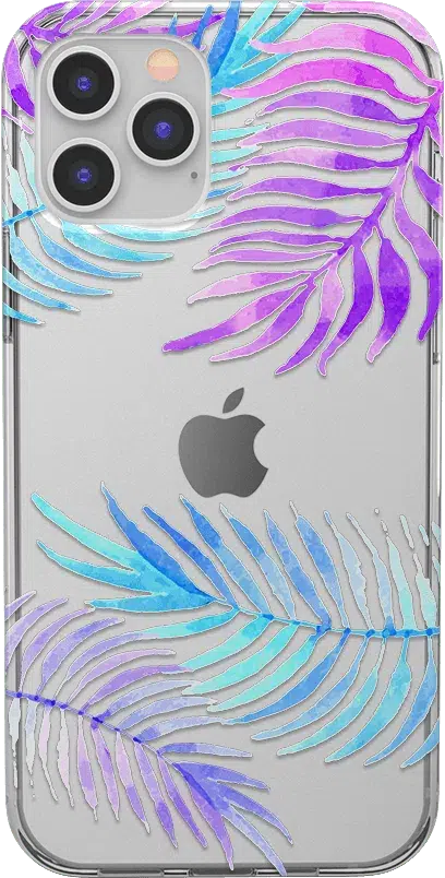 Tropical Blues | Palm Leaves Floral case iPhone Case get.casely Classic iPhone 12 Pro Max 