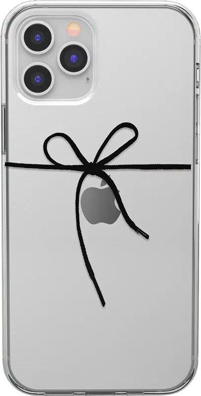 Knot Over U | Clear Ribbon Case iPhone Case get.casely Classic iPhone 12 Pro 