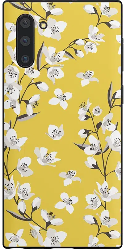 Floral Forest | Yellow Cherry Blossom Floral Samsung Case Samsung Case get.casely Classic Galaxy Note 10 Plus 