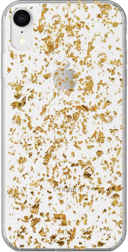 Morning Sparkle | Rose and Gold Flaked Clear Case iPhone Case get.casely Classic iPhone 12 Pro Max 