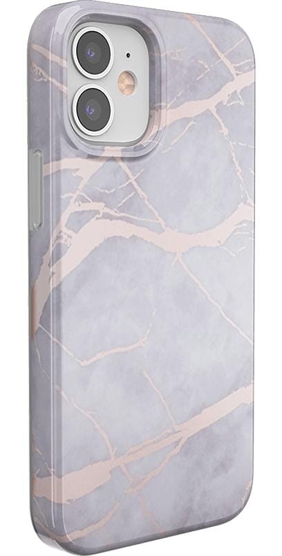Touch of Lavender | Lavender Gray & Rose Gold Marble Case iPhone Case get.casely Classic iPhone 12 Pro Max 