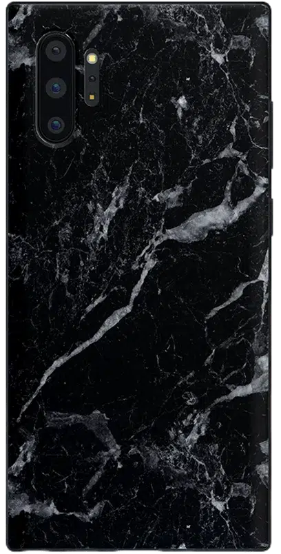 Black Pearl | Classic Black Marble Samsung Case Samsung Case get.casely Classic Galaxy Note 10 Plus 