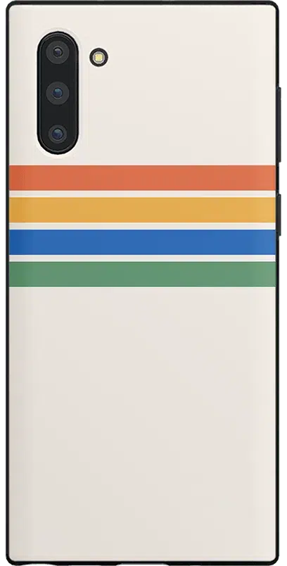 Totally Groovy | Rainbow Stripes Color Block Samsung Case Samsung Case get.casely Classic Galaxy Note 10 